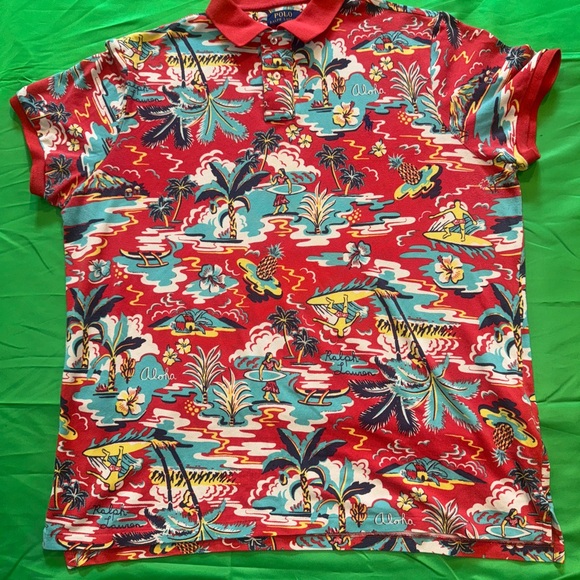 Polo Ralph Lauren Aloha Hawaiian Polo - Picture 3 of 5